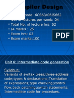 Subject Code: 6CS63/06IS662 NO. of Lectures Per Week: 04 Total No. of Lecture HRS: 52 IA Marks: 25 Exam HRS: 03 Exam Marks:100