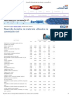 Absorção acústica de materiais de construção