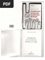 Introdução Ao Estudo Do Método de Marx - (NETTO, José Paulo)