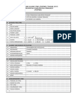 Formulir Pendataan Ulang PNS