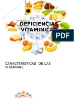 Deficiencias vitamínicas