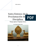 Sutra Extenso de La Proclamación de La Disciplina.