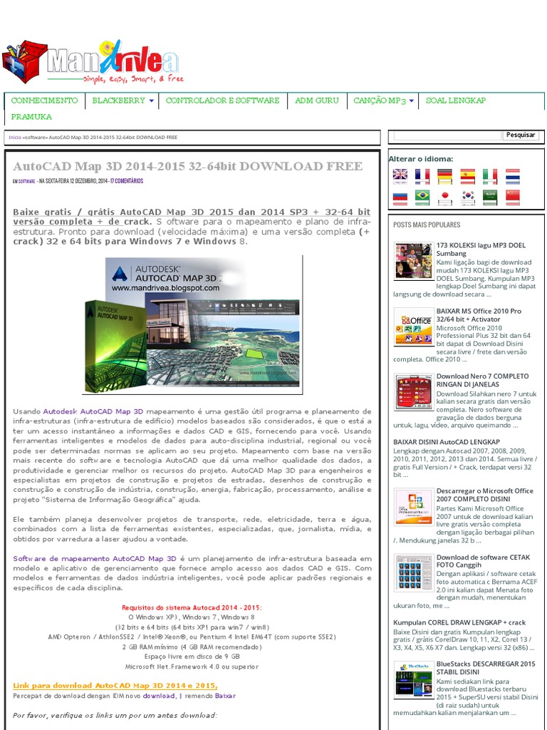 Autocad Map 3d 2014-2015 32-64bit Download Free | PDF