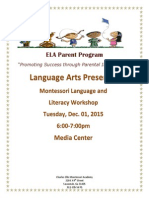 Parent Induction Program ELA