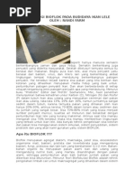 Download TEKNOLOGI BIOFLOK PADA BUDIDAYA IKAN LELEdocx by Muhammad Budhi Hartono SN291688039 doc pdf