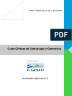 Guias Clinicas de Ginecologia y Obstetricia El Salvador