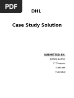 DHL Case Study Solution: Submitted by