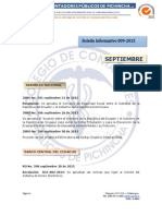 Boletín Informativo 009-2015