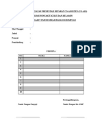 Daftar Hadir Kegiatan Presentasi Refarat Co