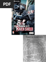 Rainbow Six 3 - Raven Shield - Manual - PC