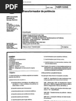 NBR 5356 - Transformador de Potência