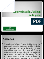 Determinación Juidicial de La Pena