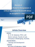 Article Review of Securities Market in Bangladesh Part 1