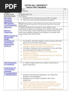 Lesson Plan 3rd Grade Ell Math