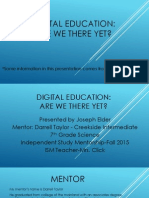Digital Education Powerpoint Presentation