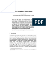 Abstract: This Paper Considers Three Conceptions of Musical Distance (Or