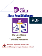 Ask Vera Easy Read Dictionary