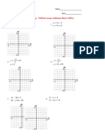 Solving Systems by Graphing