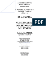 Katalog 33 - NUMIZMATIKA ODLIKOVANJA MILITARIA