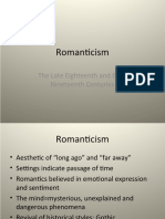 Romanticism: The Late Eighteenth and Early Nineteenth Centuries