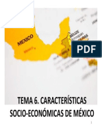 Tema 6. Características Socio Económicas de México Socio Económicas de México