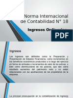 Norma Internacional de Contabilidad N° 18