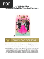 Download  HD Fashion Chicks2015DVDRipVolledigeFilmtorrent by FashionChicks SN291724422 doc pdf