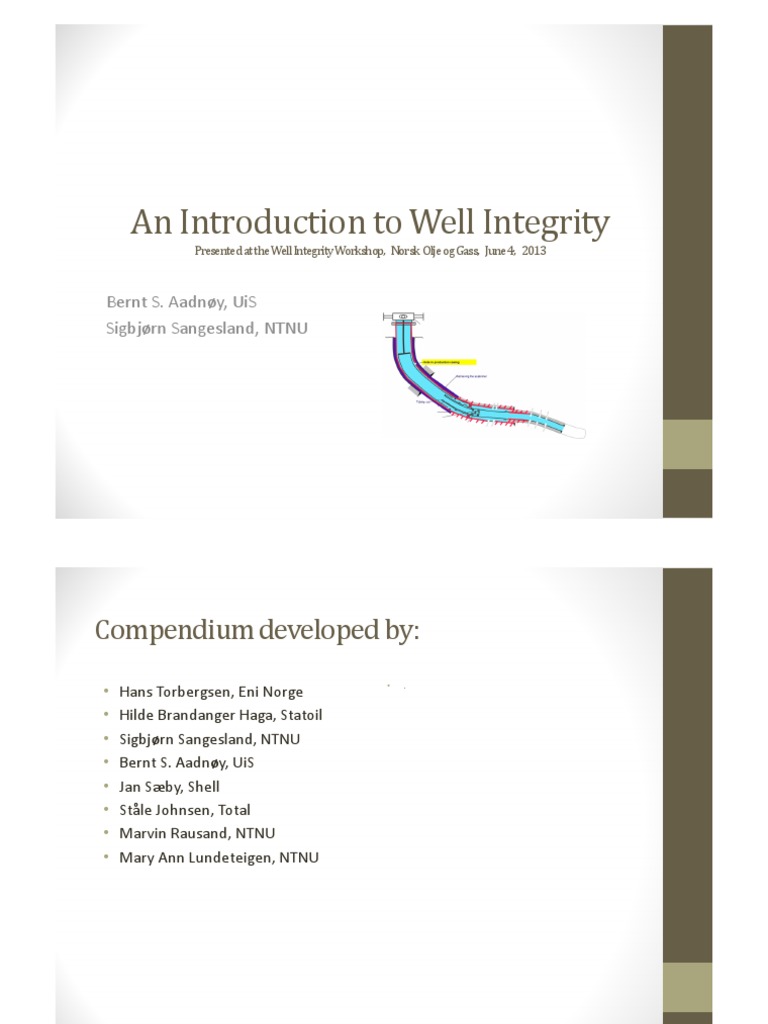 Understanding Well Integrity Basics | PDF