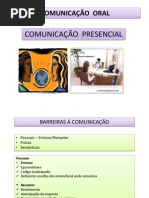 comunicação presencial