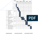 Diagrama Gantt