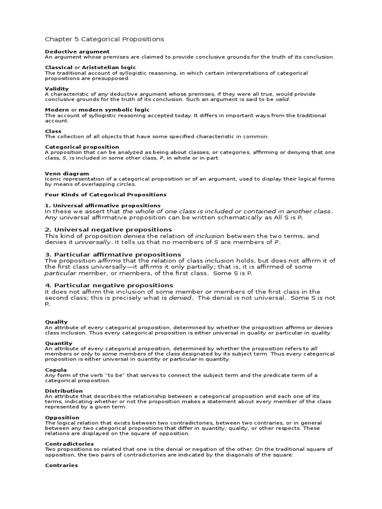 Categorical evaluation argument picture