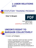 Federal Labor Relations Authority: Statutory Training Program