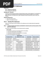 Download 7149 Lab - Identifying IPv4 Addresses by Eduardo Haro SN291745464 doc pdf
