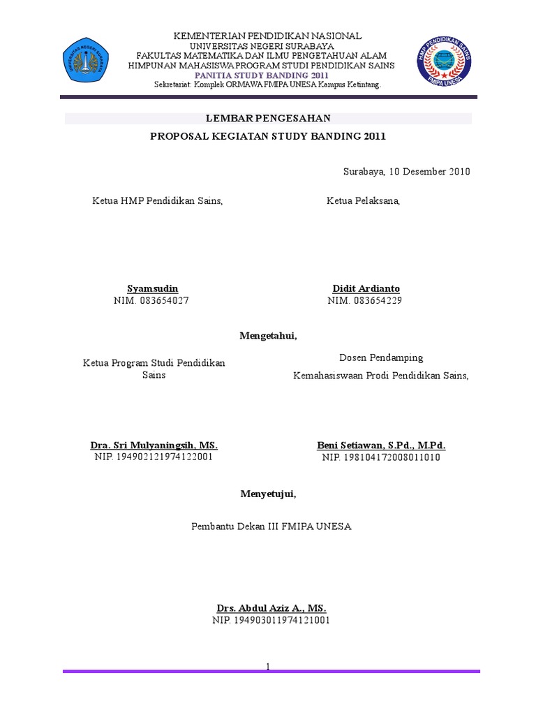 Proposal Study Banding 2