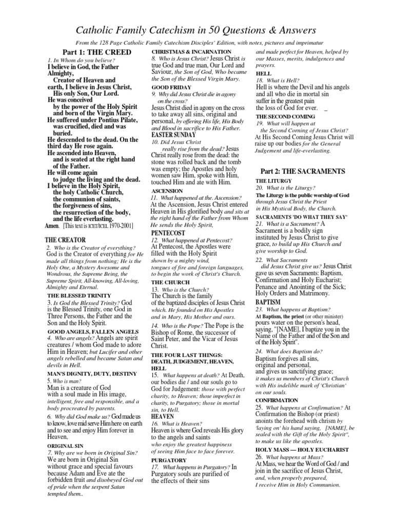 Catholic Family Catechism in 50 Questions and Answers.pdf Confession