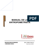 Manual de La Antopometrista 2012