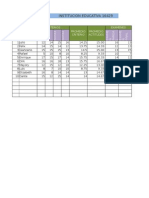 Institucion Educativa 16429: #Nombre Criterios Examenes Promedio Criterio Promedio Actitudes