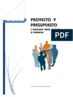 Material - Proyecto y Presupuesto