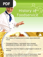 History of Foodservice