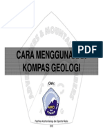 5 Cara Menggunakan Kompas Geologi