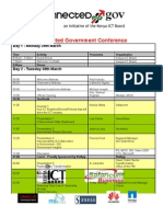 Program Connected Gov Summit 2010