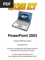 Download PowerPoint 2003 for IGCSE ICT by IGCSE ICT SN29176359 doc pdf