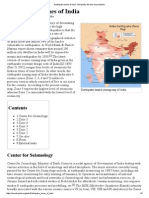 Earthquake Zones of India