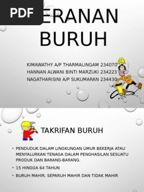 Peranan Buruh Pdf