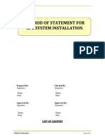 LPG - Method of Statement - Above Pipe Line 2 PDF