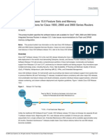 Cisco IOS Release 15.0 Feature Sets and Memory - 1900+2900+3900