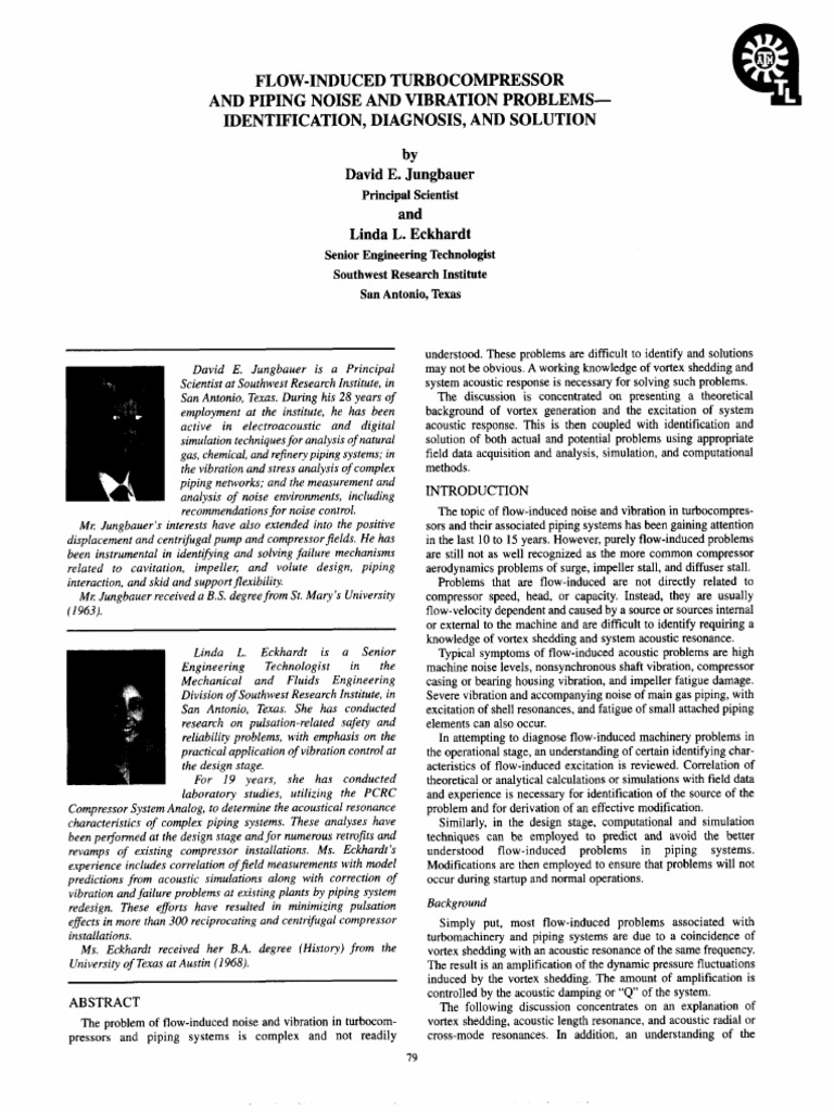 Flow Induced Vibration in Equipments | PDF