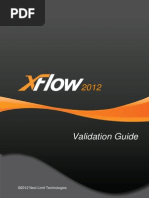 Xflow2012 Validation Guide