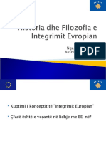 Historia Dhe Filozofia e Integrimit Evropian