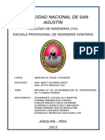 Informe 2 Temperatura PH y Conductividad